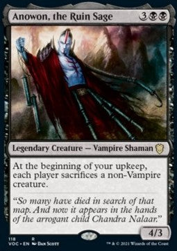 Anowon, der Weise der Ruine VOC-118 Rare Played Englisch