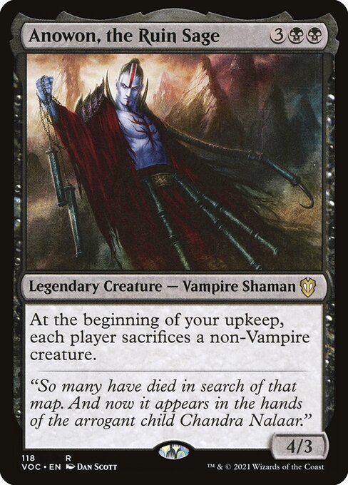 Anowon, the Ruin Sage VOC-118 Rare Near Mint Englisch