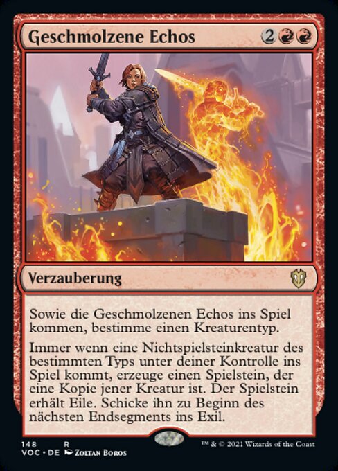 Geschmolzene Echos VOC-148 Rare Excellent Deutsch