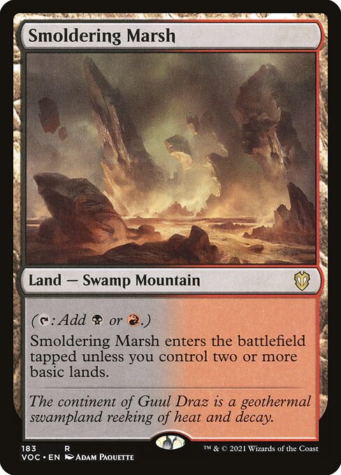 Smoldering Marsh VOC-183 Rare Excellent Englisch