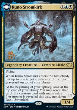 Runo Stromkirch // Krothus, Herr der Tiefen (V.1) PVOW-246 Rare Excellent Deutsch Foil