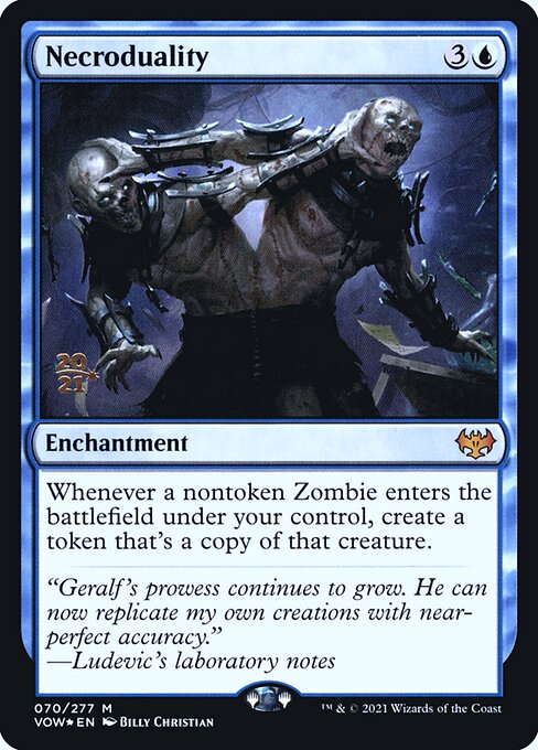Nekrodualität (V.1) PVOW-70 Mythic Excellent Englisch Foil