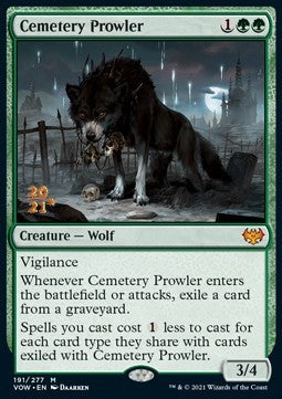Cemetery Prowler PVOW-191 Mythic Near Mint Englisch Foil
