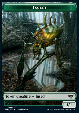 Insect Token (Green 1/1) XVOW-T13 Token Excellent Englisch Foil