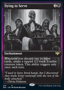 Dying to Serve DBL-376 Rare Near Mint Englisch