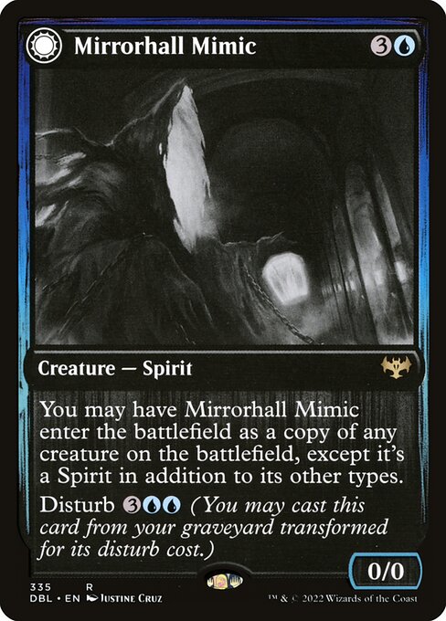 Mirrorhall Mimic // Ghastly Mimicry DBL-335 Rare Excellent Englisch Foil