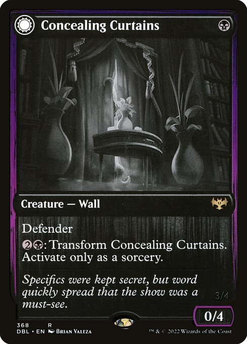 Concealing Curtains // Revealing Eye DBL-368 Rare Excellent Englisch