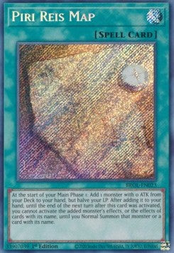 Piri Reis Map BROL-023 Secret Rare Excellent Englisch 1. Auflage
