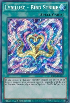 Lyrikliedervogel - Vogelschlag BROL-036 Secret Rare Near Mint Deutsch 1. Auflage