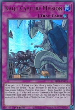 Mission Kaiju-Fang BROL-076 Ultra Rare Excellent Deutsch 1. Auflage