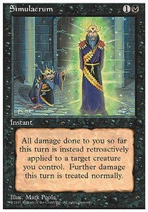Simulakrum 4ED- Uncommon Played Deutsch