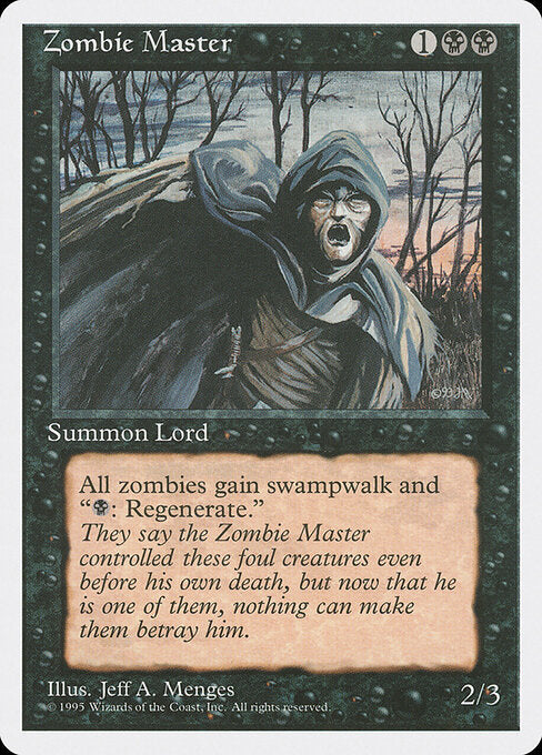 Zombie Master 4ED- Rare Light Played Englisch