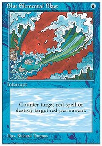Blue Elemental Blast 4ED- Common Excellent Englisch