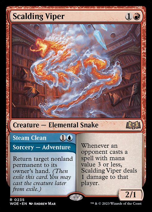 Scalding Viper // Steam Clean - Back Face