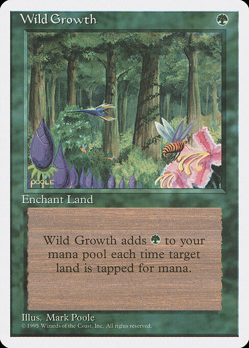 Wild Growth 4ED- Common Excellent Englisch