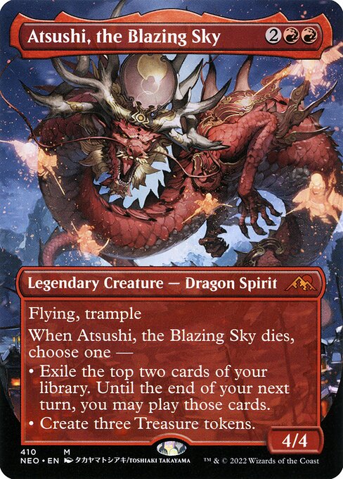 Atsushi, the Blazing Sky XNEO-410 Mythic Near Mint Englisch