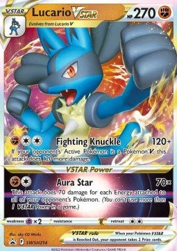Lucario VSTAR SWSH-214 Promo Excellent Englisch
