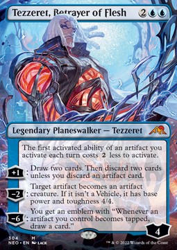 Tezzeret, Verräter des Fleisches (V.1) XNEO-304 Mythic Near Mint Deutsch Foil