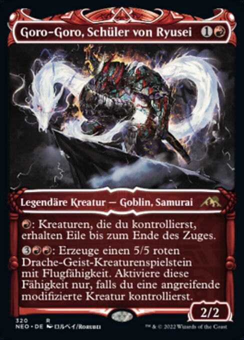 Goro-Goro, Schüler von Ryusei (V.1) XNEO-320 Rare Near Mint Deutsch