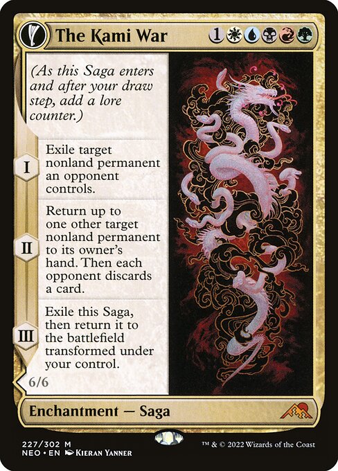 The Kami War // O-Kagachi Made Manifest NEO-227 Mythic Near Mint Englisch