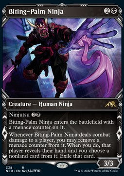 Biting-Palm Ninja XNEO-338 Rare Near Mint Englisch