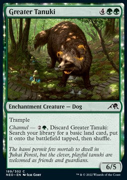 Großer Tanuki NEO-189 Common Near Mint Deutsch Foil