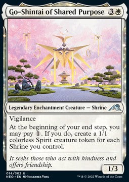 Go-Shintai des gemeinsamen Ziels NEO-14 Uncommon Near Mint Englisch Foil