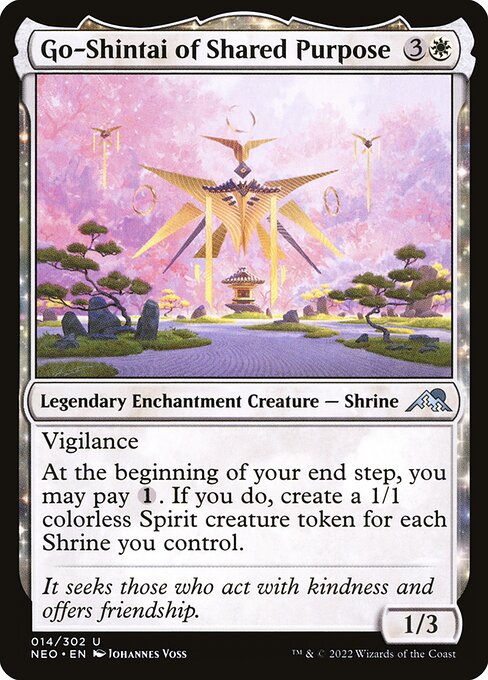 Go-Shintai des gemeinsamen Ziels NEO-14 Uncommon Near Mint Englisch Foil