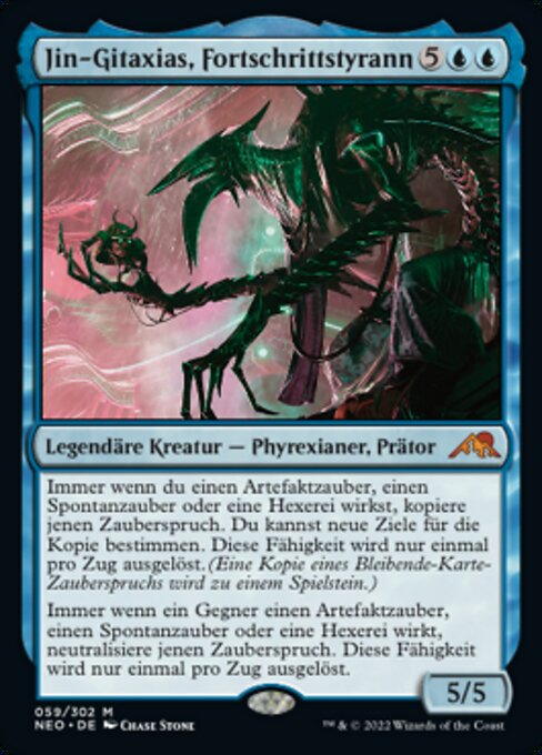 Jin-Gitaxias, Fortschrittstyrann NEO-59 Mythic Near Mint Deutsch