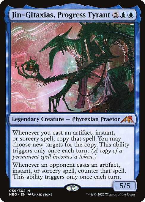 Jin-Gitaxias, Progress Tyrant NEO-59 Mythic Near Mint Englisch