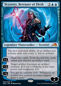 Tezzeret, Verräter des Fleisches NEO-84 Mythic Near Mint Deutsch