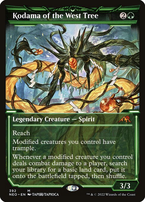 Kodama of the West Tree XNEO-392 Mythic Near Mint Englisch Foil