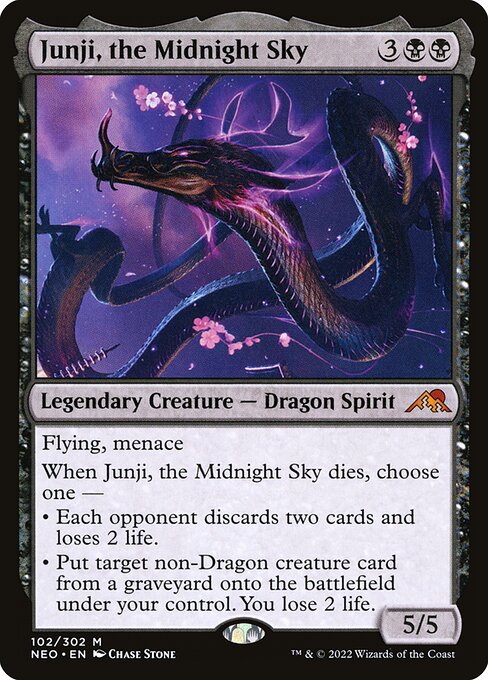 Junji der Nachthimmel NEO-102 Mythic Near Mint Englisch