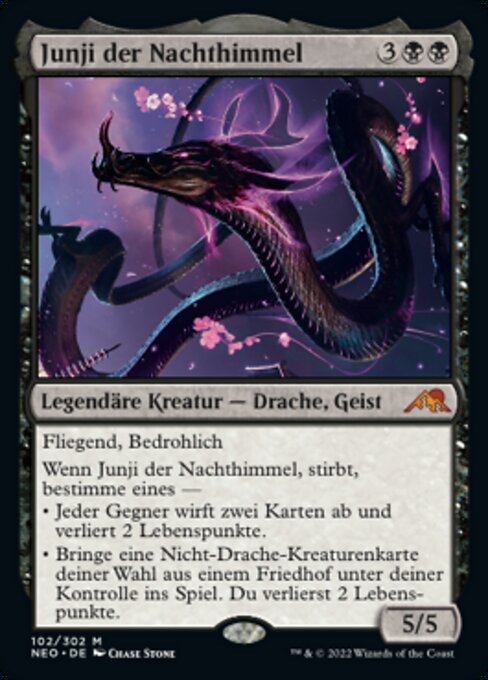 Junji der Nachthimmel NEO-102 Mythic Excellent Deutsch