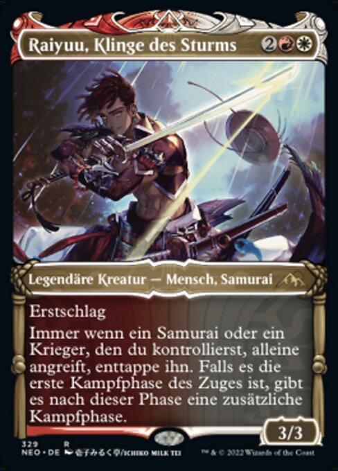 Raiyuu, Klinge des Sturms (V.1) XNEO-329 Rare Excellent Deutsch