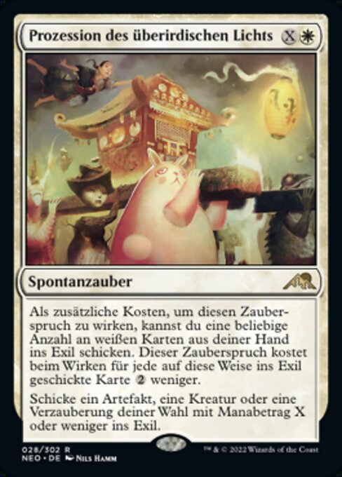 Prozession des überirdischen Lichts NEO-28 Rare Excellent Deutsch