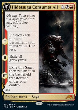 Hidetsugu Consumes All // Vessel of the All-Consuming NEO-221 Mythic Near Mint Englisch Foil