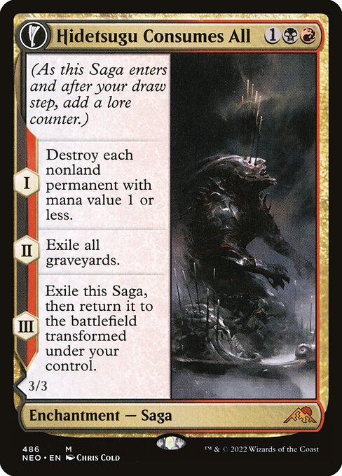Hidetsugu Consumes All // Vessel of the All-Consuming (V.2) XNEO-486 Mythic Near Mint Deutsch