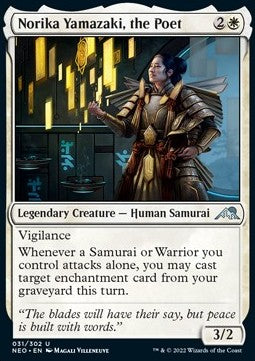 Norika Yamazaki, die Poetin NEO-31 Uncommon Near Mint Englisch Foil
