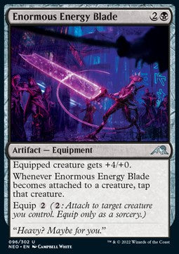 Enorme Energieklinge NEO-96 Uncommon Near Mint Deutsch Foil