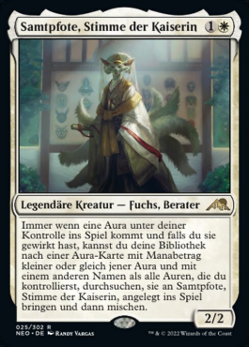 Samtpfote, Stimme der Kaiserin NEO-25 Rare Near Mint Deutsch