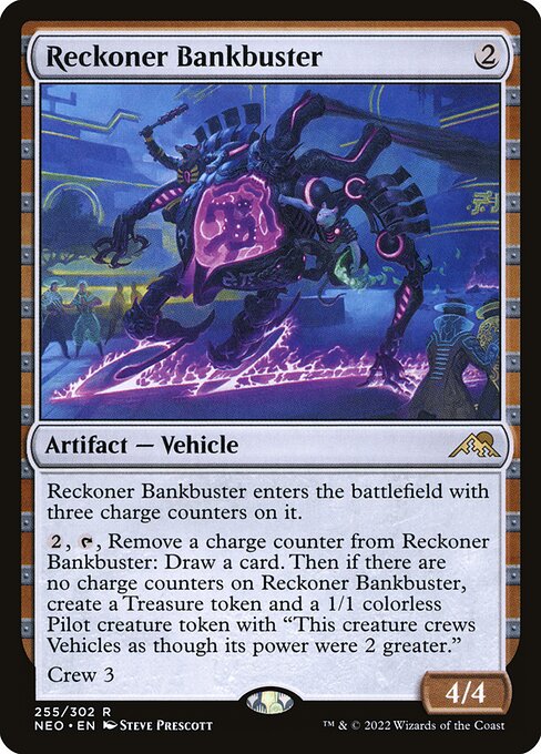 Reckoner Bankbuster NEO-255 Rare Near Mint Englisch