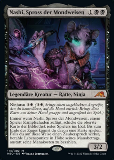 Nashi, Spross der Mondweisen NEO-114 Mythic Light Played Deutsch
