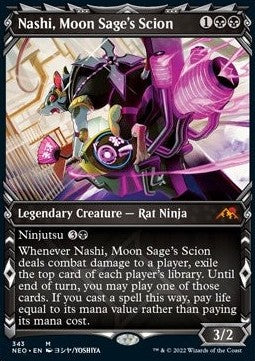Nashi, Spross der Mondweisen (V.1) XNEO-343 Mythic Excellent Deutsch Foil
