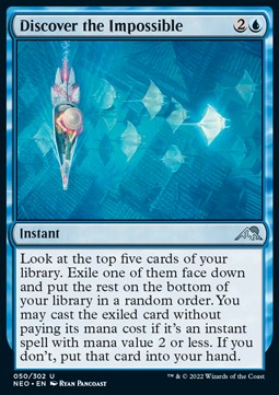 Entdeckung des Unmöglichen NEO-50 Uncommon Near Mint Deutsch Foil