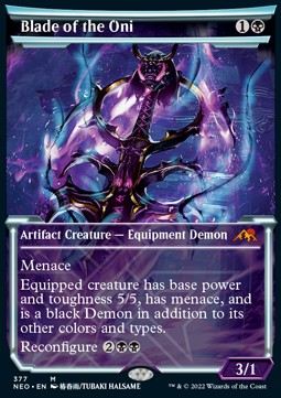 Klinge der Oni (V.1) XNEO-377 Mythic Near Mint Englisch