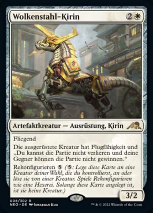 Wolkenstahl-Kirin NEO-8 Rare Near Mint Deutsch