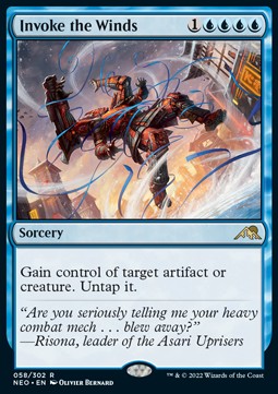 Anrufung der Winde NEO-58 Rare Near Mint Englisch