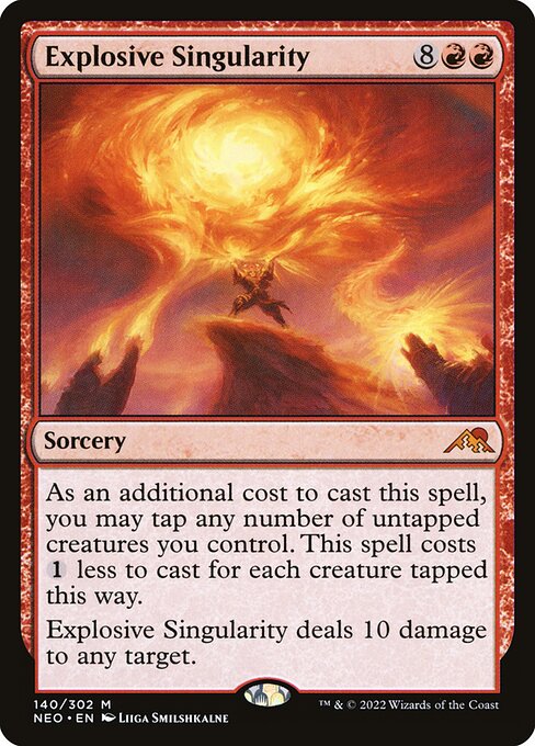 Explosive Singularity NEO-140 Mythic Near Mint Englisch