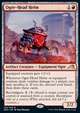 Ogerkopf-Helm NEO-155 Rare Excellent Englisch